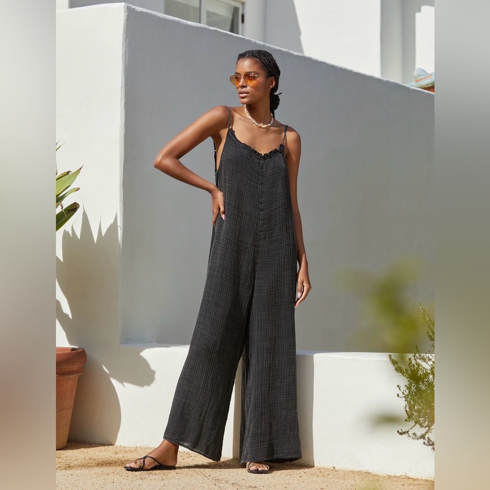 Anthropologie Classic Black Jumpsuit
